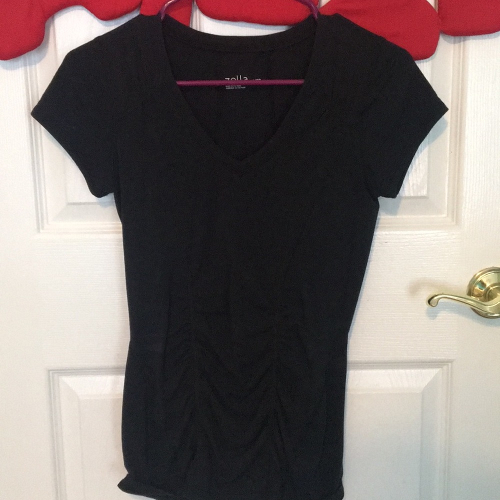 Zella black workout tee